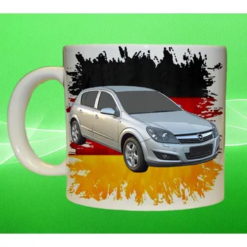 hrnek Opel Astra 150ml (hrneček s osobním autem Opel )