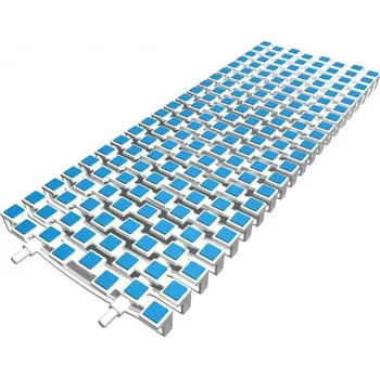 Odvodňovací žlab VÁGNER POOL Roll rošt SCACCO flexi, šířka 200 mm, výška 35 mm, délka 500 mm vp-411521113