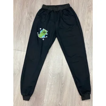 Tepláky MINECRAFT černé - 130