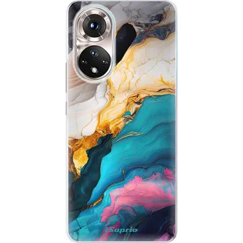 Telefonní příslušenství Odolné silikonové pouzdro iSaprio - Color Marble 21 - Honor 50