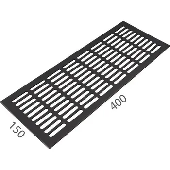 Větrací mřížka SRL - ALFA větrací mřížka šířka 150 x 400 mm 150 mm, 400 mm F8 - Černý elox