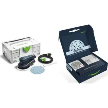 excentrická bruska FESTOOL ETS EC 150/5 GR-Set P Excentrická bruska (578188)