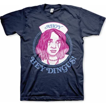 Pánské tričko Stranger Things tričko, Ahoy - Hey Dingus Navy, pánské XL