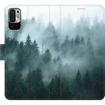 Pouzdro na mobilní telefon Flipové pouzdro iSaprio - Dark Forest - Xiaomi Redmi Note 10 5G