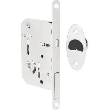 Dveřní kování AGB - Zámek SCIVOLA TRE CLASS - WAVE WC WC klíč WS - Bílá matná