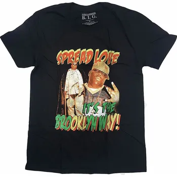Pánská móda Notorious B.I.G. tričko, Spread The Love Black, pánské XXL