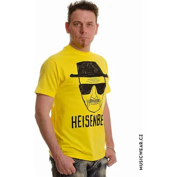 Breaking Bad tričko, Heisenberg Sketch Yellow, pánské M