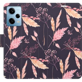 Pouzdro na mobilní telefon Flipové pouzdro iSaprio - Ornamental Flowers 02 - Xiaomi Redmi Note 12 Pro 5G / Poco X5 Pro 5G