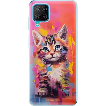 Pouzdro na mobilní telefon Odolné silikonové pouzdro iSaprio - Kitten - Samsung Galaxy M12