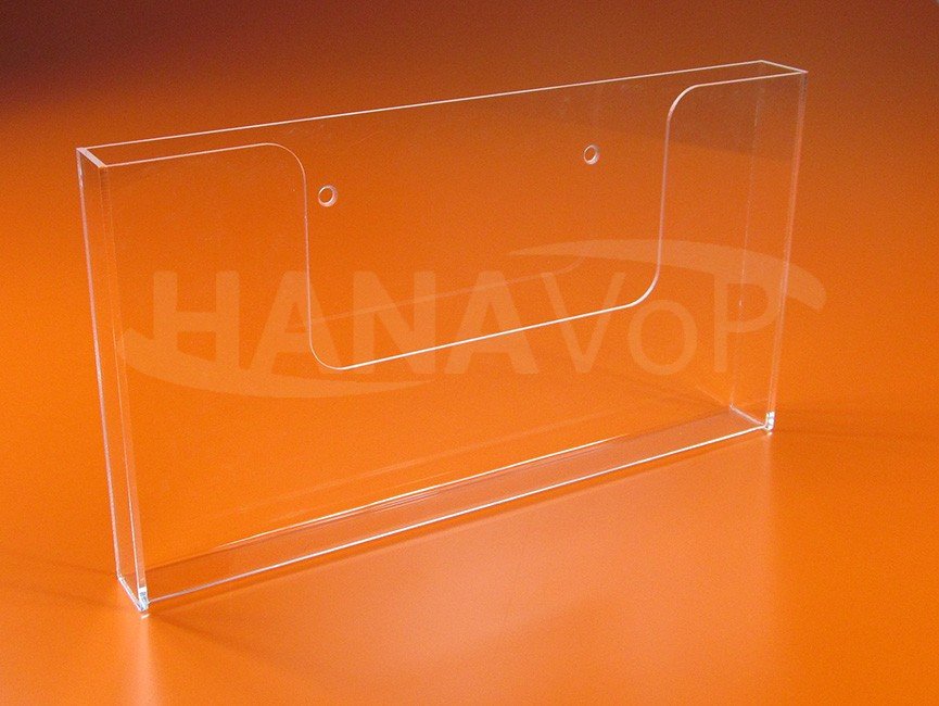 Plexi zásobník na zeď A3 na šířku Plexi zásobník A3 šířka - 1 ks