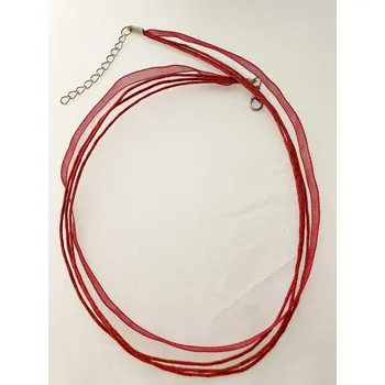 Řetízek Stužka vínová