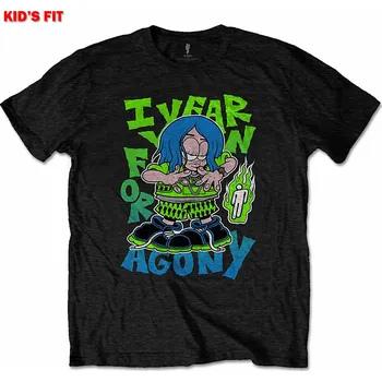 Chlapecké tričko Billie Eilish tričko, Agony Black, dětské S velikost S (5-6 let)