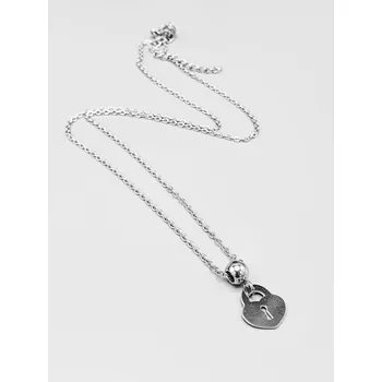 Šperk Ocelový náhrdelník - Zámeček srdce