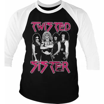 Pánské tričko Twisted Sister tričko dlouhý 3/4 rukáv, Twisted Sister, pánské XL