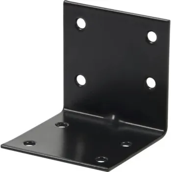 Tesařské kování Spojovací úhelník 60x60x60 mm, černá