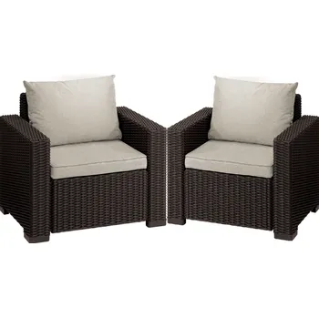 KETER Zahradní křesla FLORIDA | hnědá