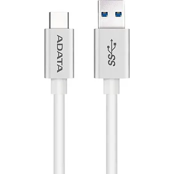 Datový kabel Kabel ADATA USB-C na USB typ A 3.1, 1m, bílý