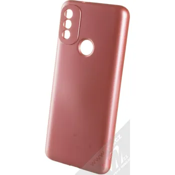 Pouzdro na mobilní telefon 1Mcz Metallic TPU ochranný kryt pro Motorola Moto E20 růžová (pink)