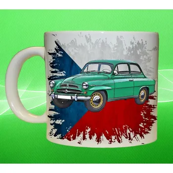 hrnek s autem České auta 45