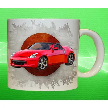 hrnek s Nissan 370Z Roadster 150ml (Hrneček s osobním autem Nissan)
