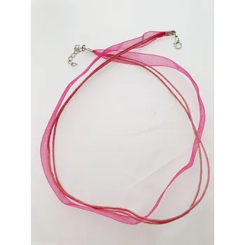 Řetízek Stužka tmavě růžová