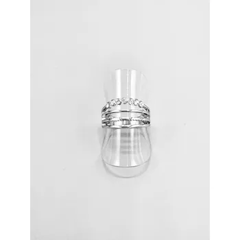 Prsten Víceřadý ocelový prstýnek vel. 11