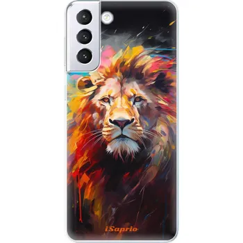 Pouzdro na mobilní telefon Odolné silikonové pouzdro iSaprio - Abstract Lion - Samsung Galaxy S21+