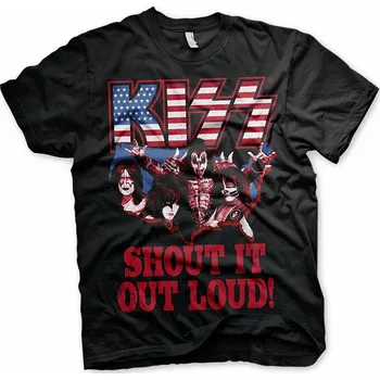 Pánské tričko KISS tričko, Shout It Out Loud, pánské M