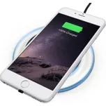 Bezdrátová QI nabíječka pro iPhone s LED podsvícením - kompletní sada
