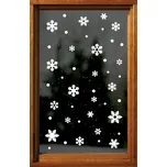 Sněhové vločky (Samolepicí dekorace - vánoční)