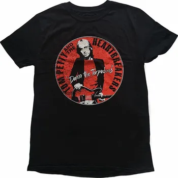 Pánské tričko Tom Petty tričko, Damn The Torpedoes Black, pánské XL
