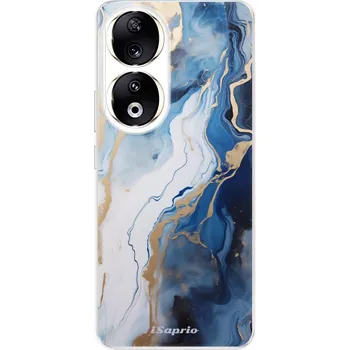 Pouzdro na mobilní telefon Odolné silikonové pouzdro iSaprio - Blue White Marble - Honor 90 5G