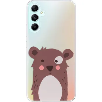 Pouzdro na mobilní telefon Odolné silikonové pouzdro iSaprio - Brown Bear - Samsung Galaxy A34 5G