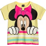 Dívčí tričko DISNEY MINNIE LOOK žluté Velikost: 128