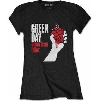 Green Day tričko, American Idiot Girly, dámské S