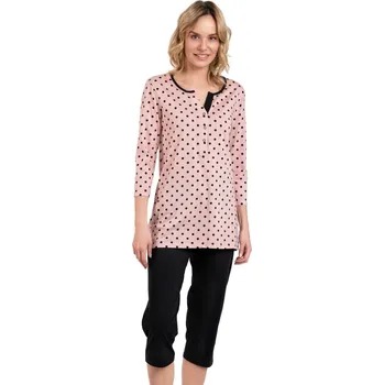 Dámské pyžamo Dámské pyžamo ITALIAN FASHION MARIT print/černá L 0