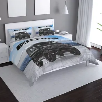 Povlečení Saténové povlečení AMG auto - Sablio - 140x200 / 90x70