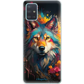Telefonní příslušenství Odolné silikonové pouzdro iSaprio - Mysterious Wolf - Samsung Galaxy A51