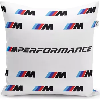 Polštář Dekorační polštář MPERFORMANCE bílý vzor - Sablio - 50x50 cm
