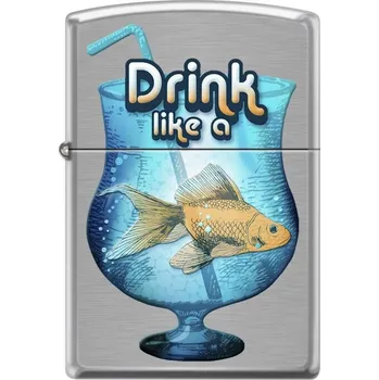 Zapalovač Zapalovač Zippo Drink Like a Fish 9533