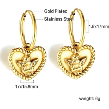 Náušnice Luxusní náušnice ve zlaté barvě - 724G