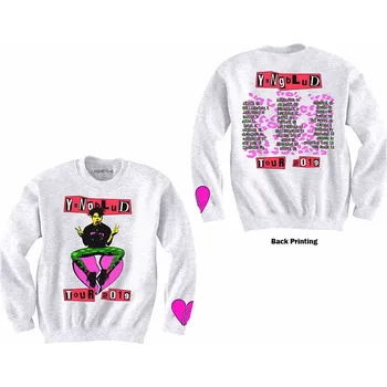 Pánská mikina Yungblud mikina, Tour 2019 Sweatshirt BP White, pánská XS