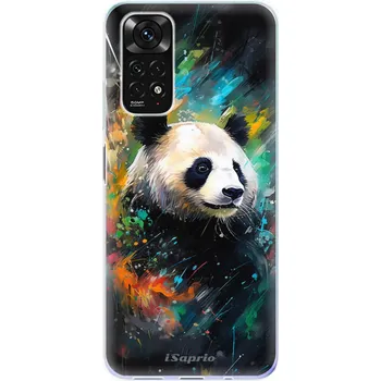 Pouzdro na mobilní telefon Odolné silikonové pouzdro iSaprio - Abstract Panda - Xiaomi Redmi Note 11 / Note 11S
