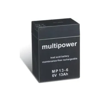 Záložní baterie Akumulátor MP13-6 - Powery 6V 13Ah