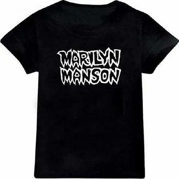 Chlapecké tričko Marilyn Manson tričko, Classic Logo Black, dětské L velikost L (9-10 let)