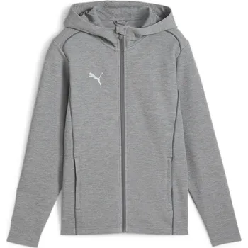 Dámská mikina Mikina s kapucí Puma teamFINAL Casuals Hooded Jkt Jr 658529-33 Velikost 152