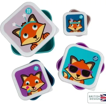 Svačinový box TT Svačinové boxy se zvířátky Fox 4 ks