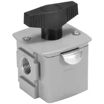 Instalatérský materiál Ventil kulový uzavírací s odvzdušněním, G1/2"vni, 17 bar Parker P33VB14LBNN