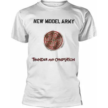 New Model Army tričko, Thunder And Consolation White, pánské S