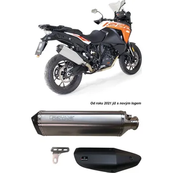 Výfuk pro motocykl Výfukový tlumič + tepelná ochrana - TITAN - 094882 658017